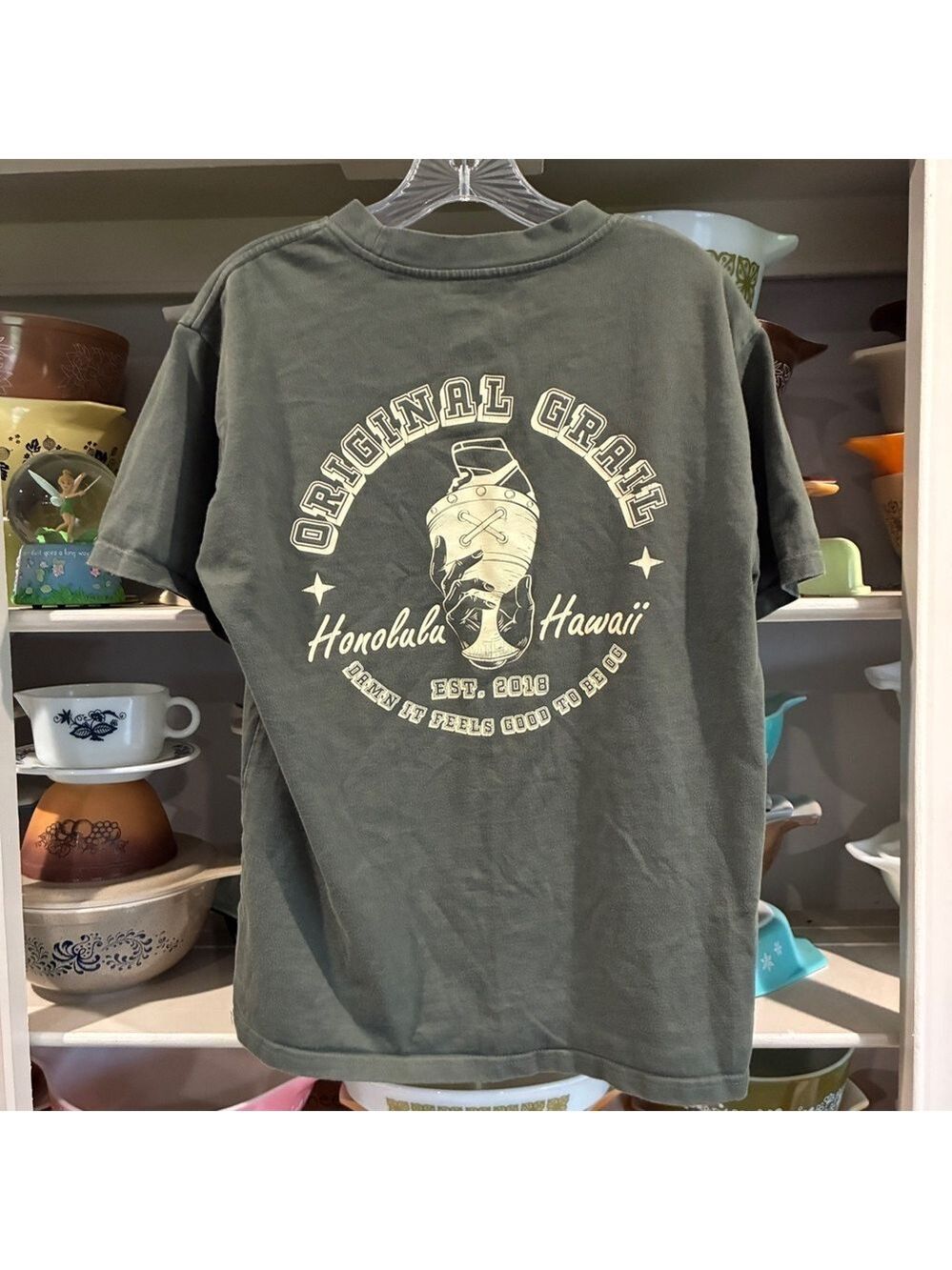 Original Grail Good To Be OG T-Shirt in Olive Green - Size Small